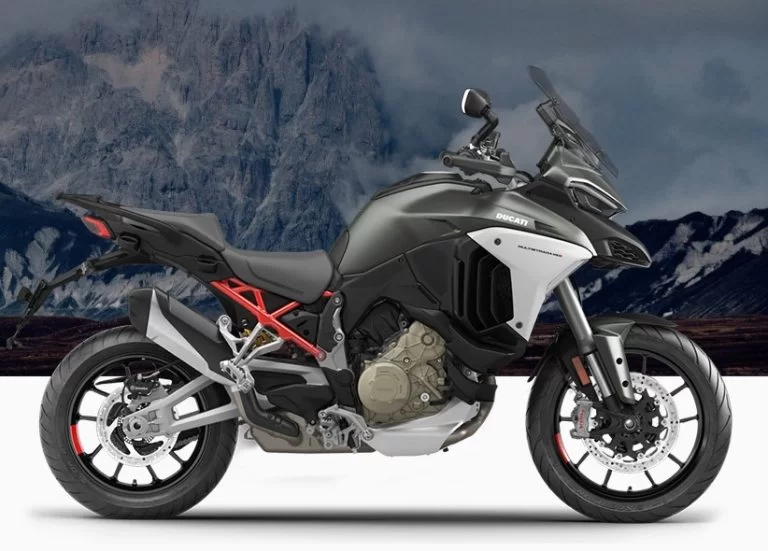 studiofoto van de Ducati Multistrada V4