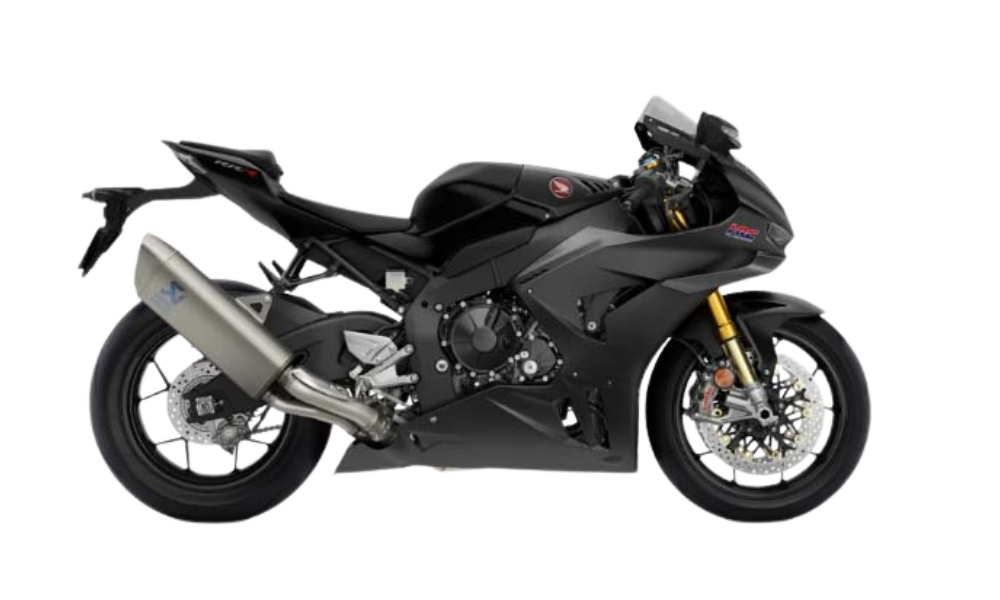 honda fireblade carbon edition in witte studio