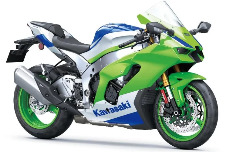 Kawasaki Ninja in witte studio