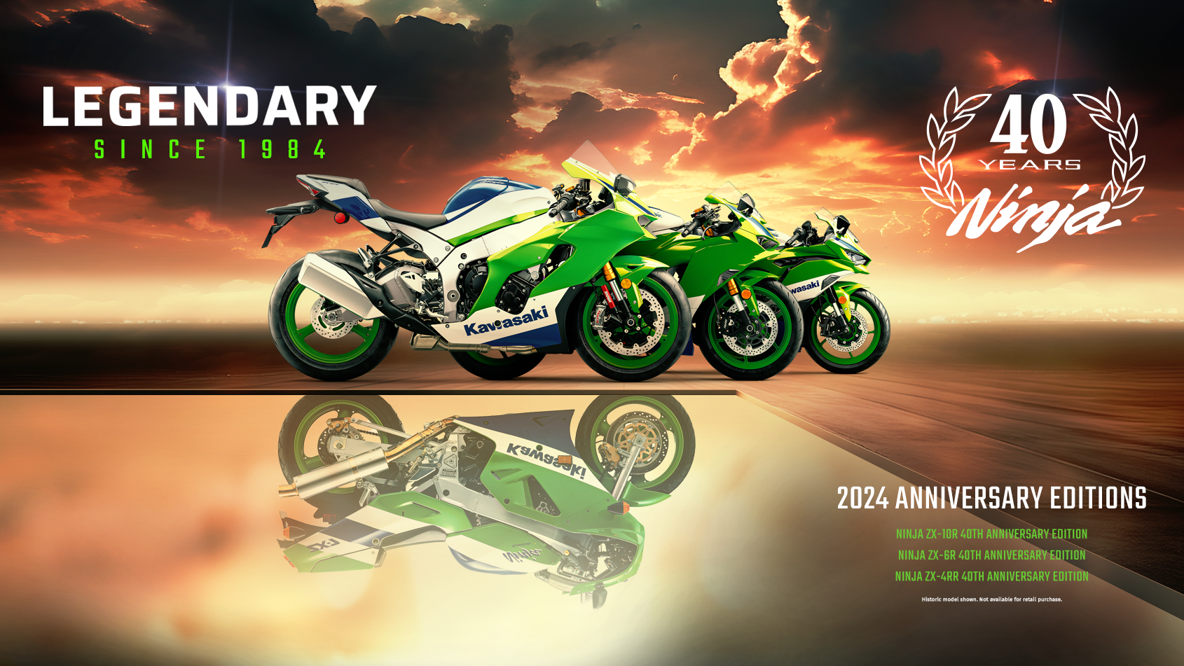 Kawasaki special editions 40th anniversary