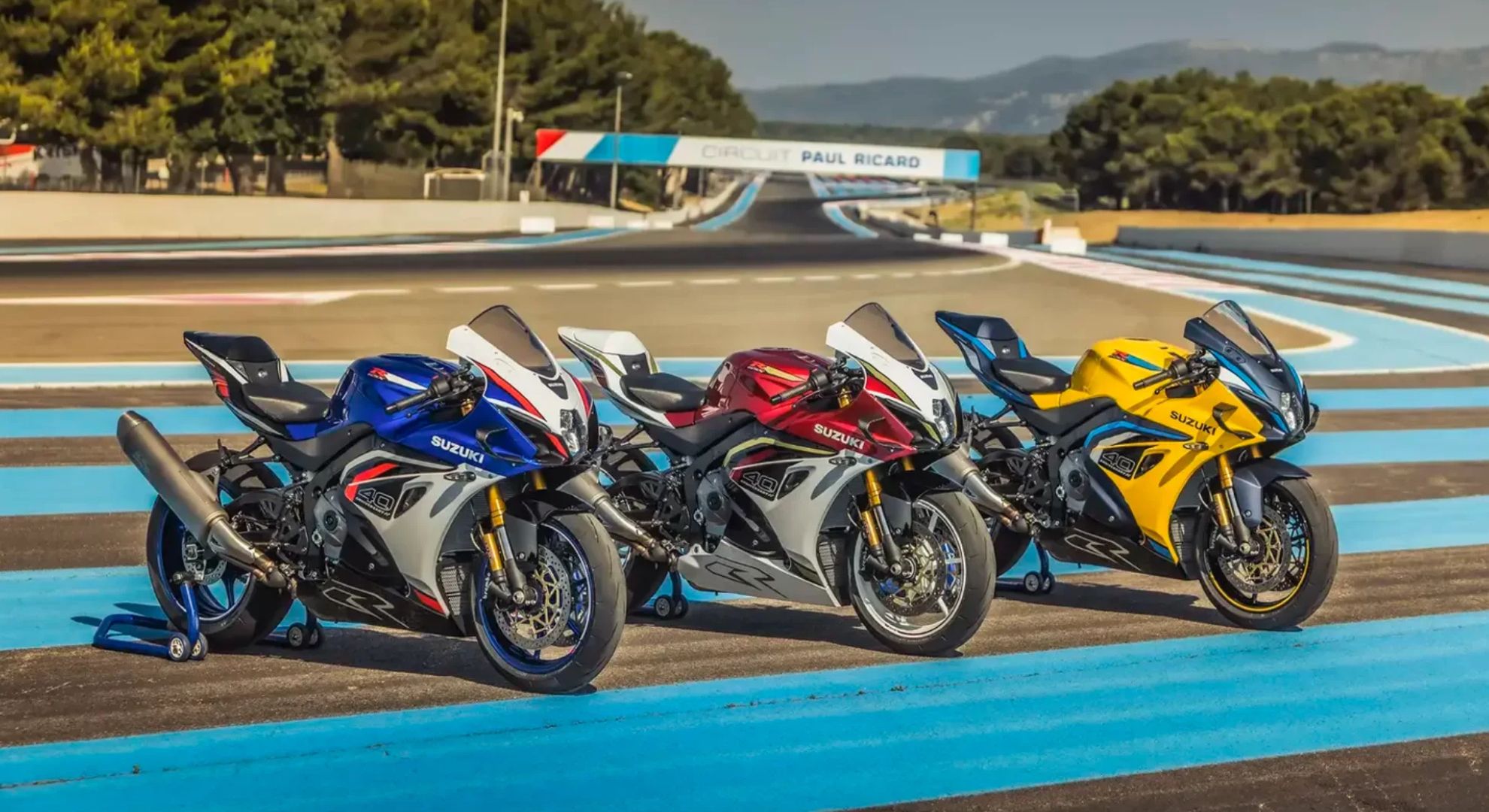 3 nieuwe GSX-R 100-R motoren