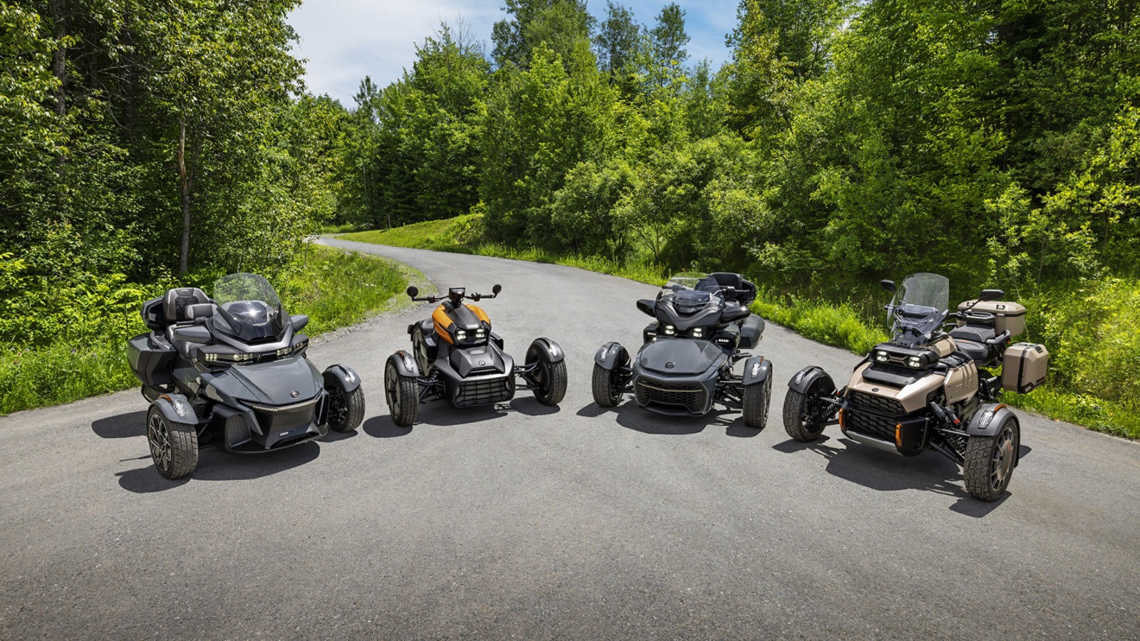 Can-Am 2027 driewieler line-up