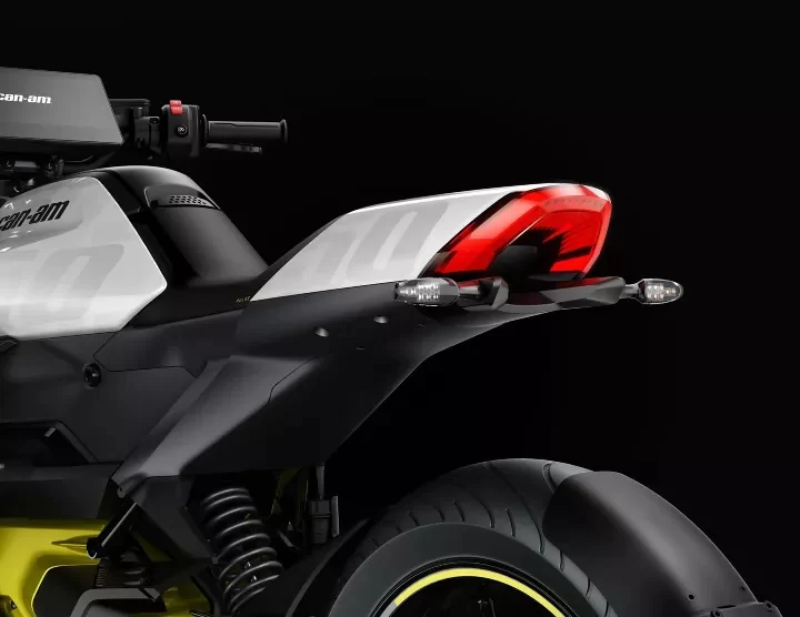 Achterlicht van de Pulse.