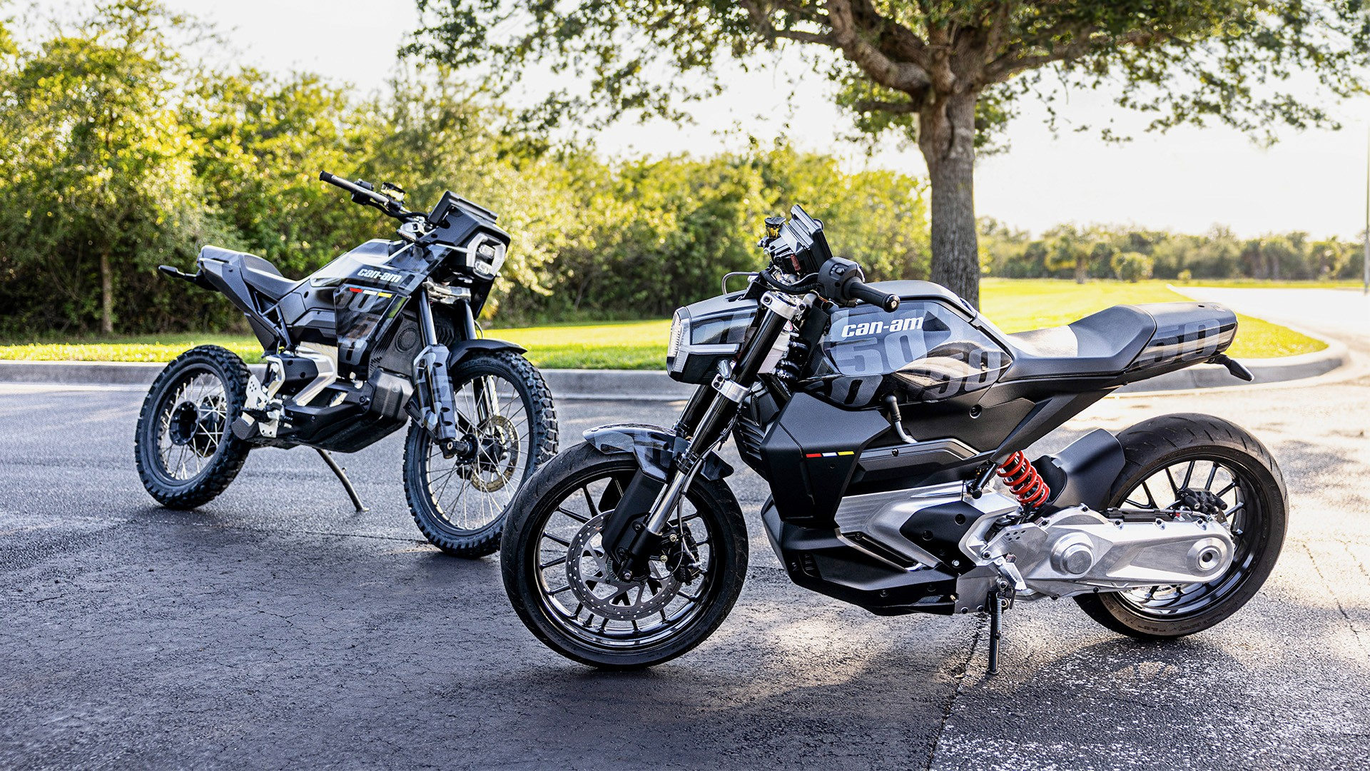 lifestyle foto elektrische motoren can-am