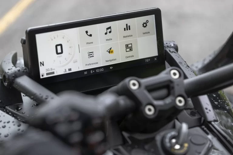 Can-Am Spyder dashboard.