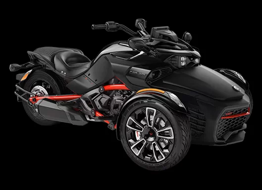 Can-Am Spyder in zwarte studio