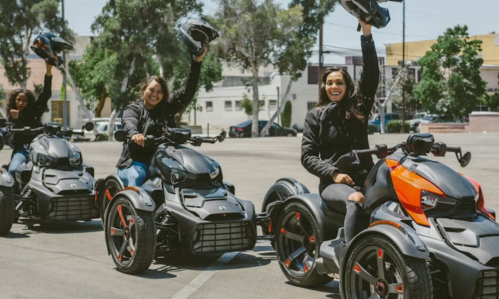 3 CanAms met rijders