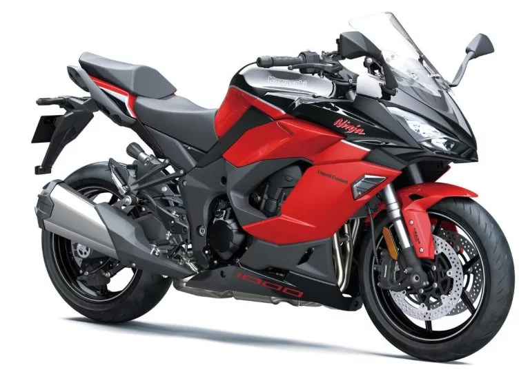 Ninja 1000sx sport tourmotor in witte studio