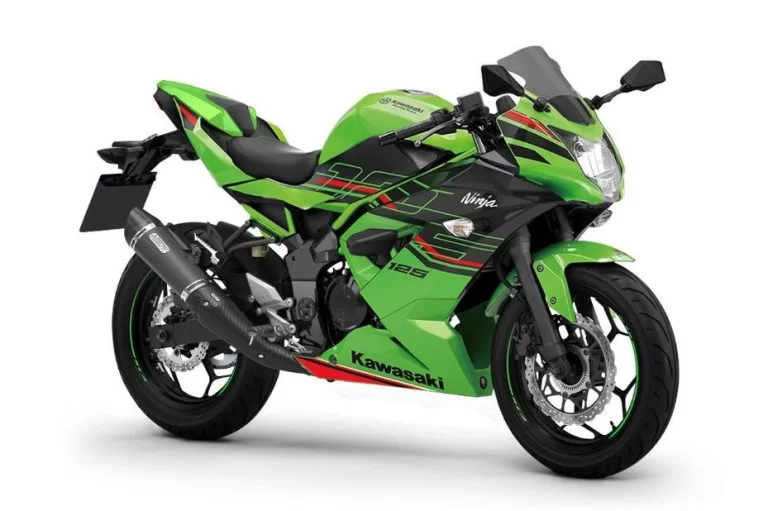 Groene Ninja in witte studio