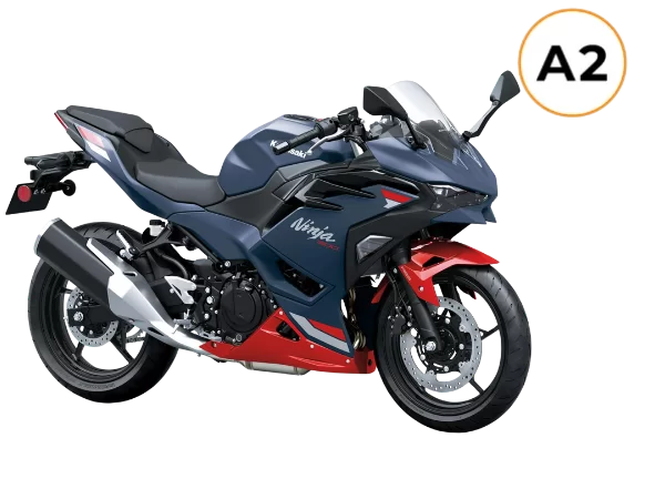 Ninja 500 se in een witte studio