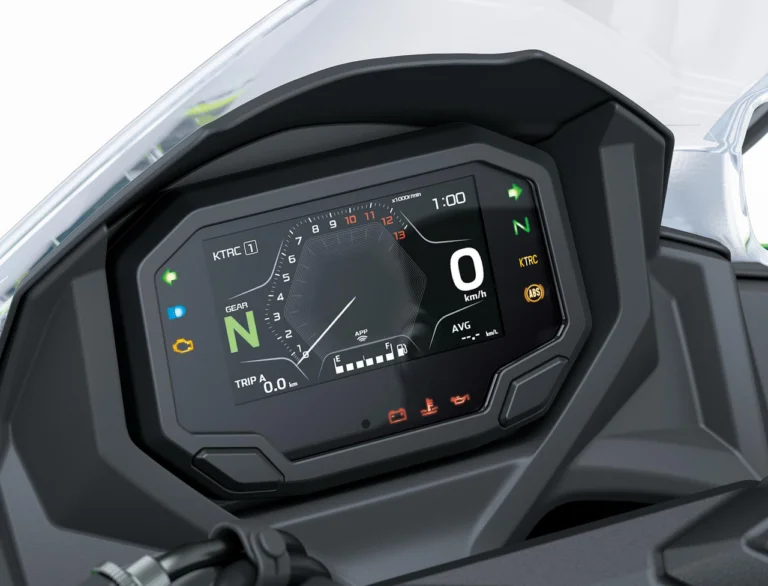 Vernieuwd TFT-display van de Kawasaki Ninja 650 2027