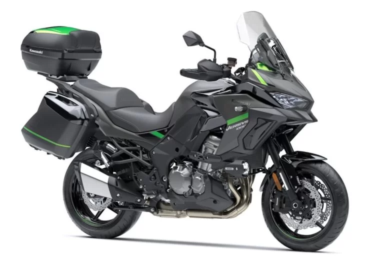 Versys 1000 tourmotor in witte studio