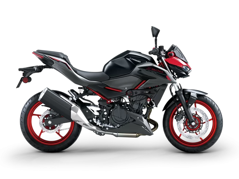 Studio foto Kawasaki Z500 SE 2024