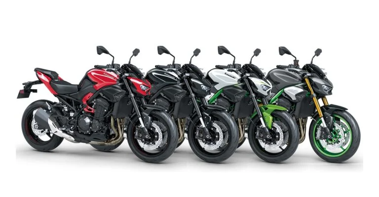 Kawasaki Z900 2027 nieuwe kleurstellingen overzicht