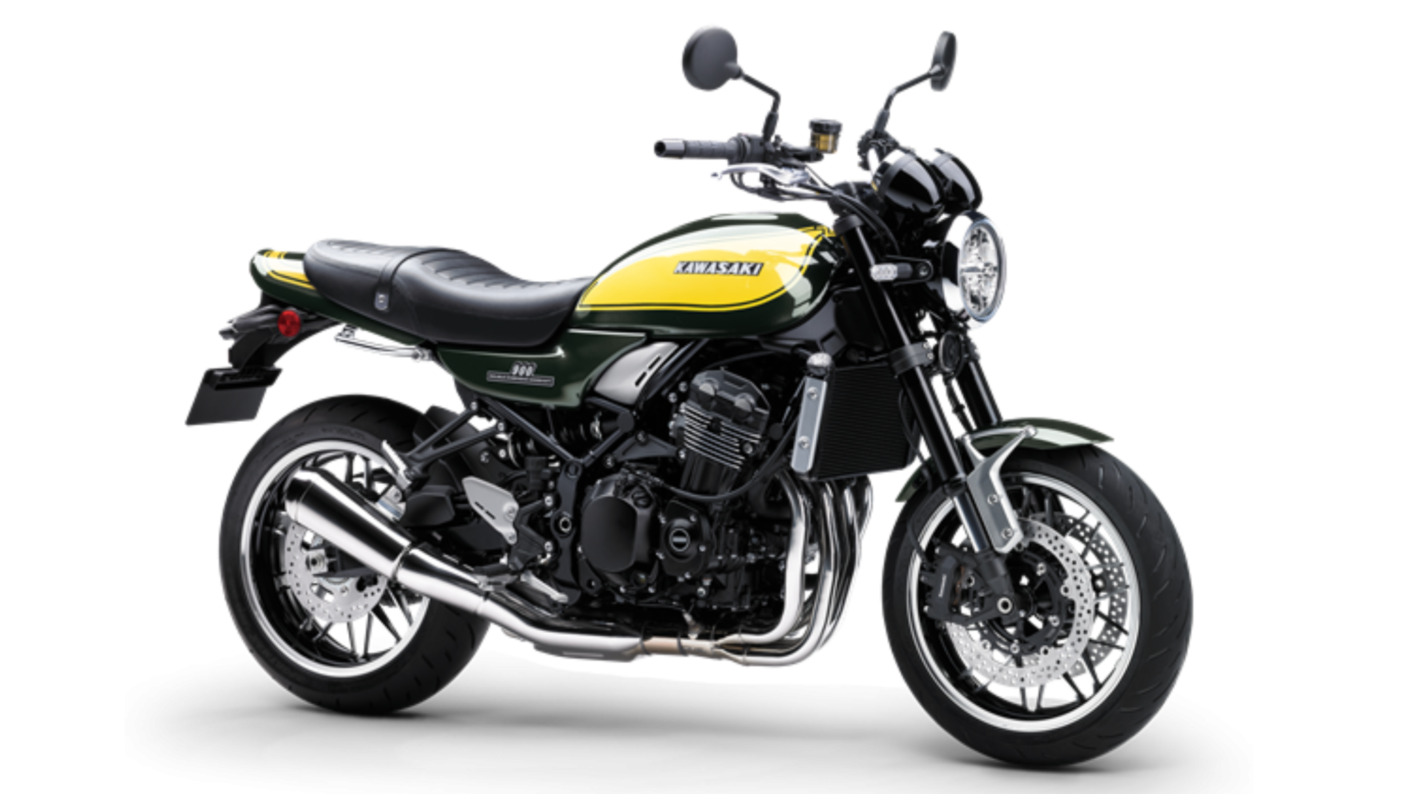 kawasaki z900rs 2024 yellow ball candy green