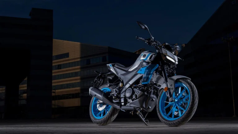Yamaha MT-125 2027 in de kleur Ice Storm