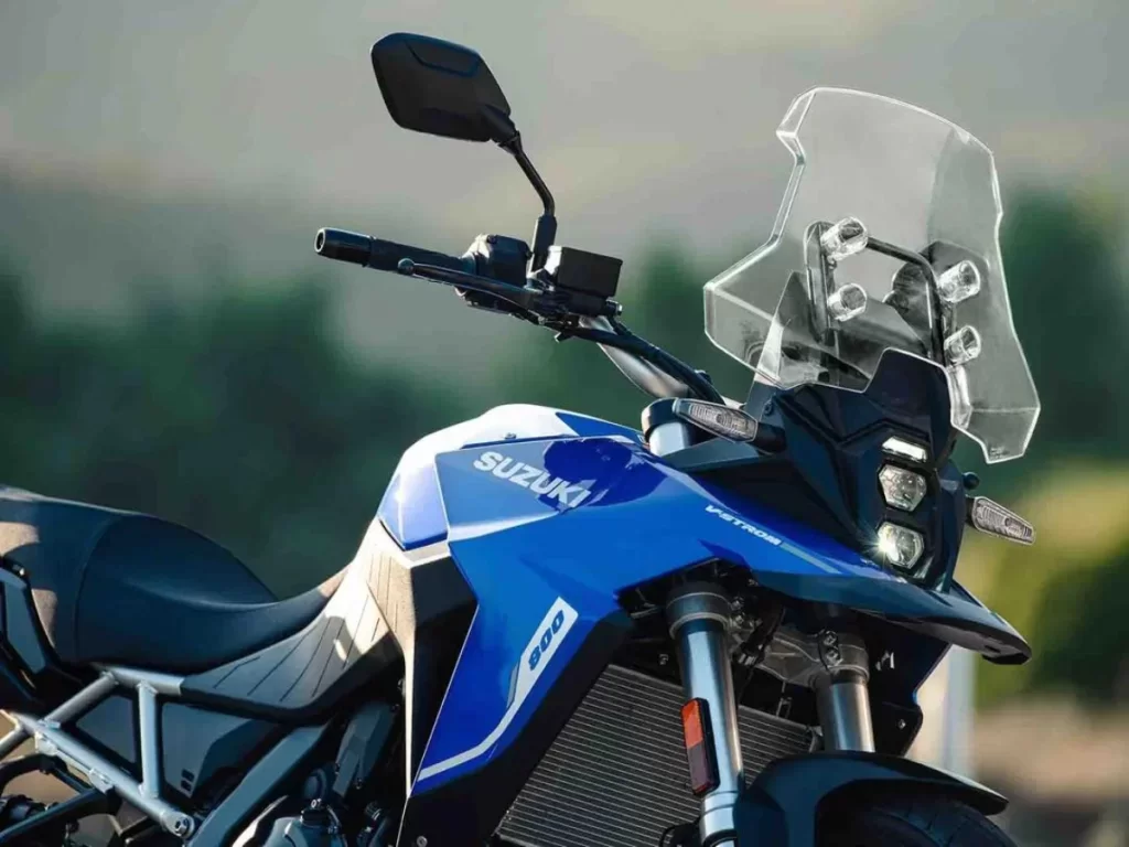 Koplamp van de Suzuki V-Strom