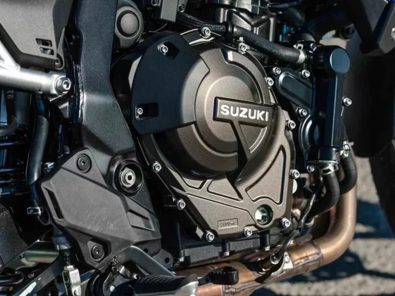 Motorblok van de Suzuki V-strom