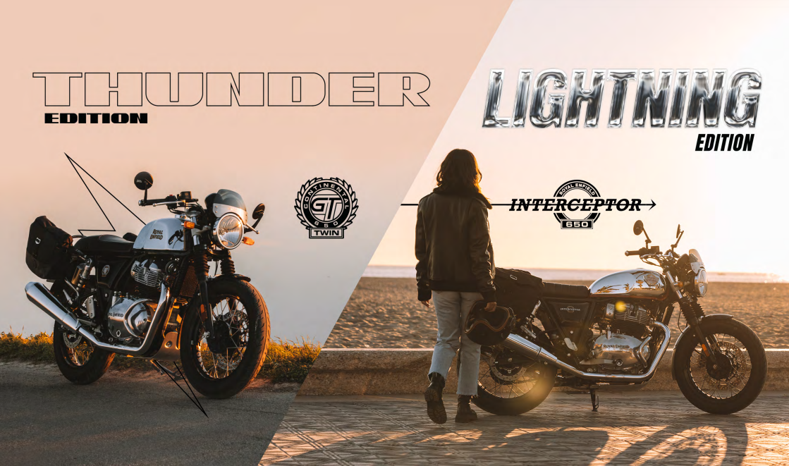 thunder en lightning edition royal enfield