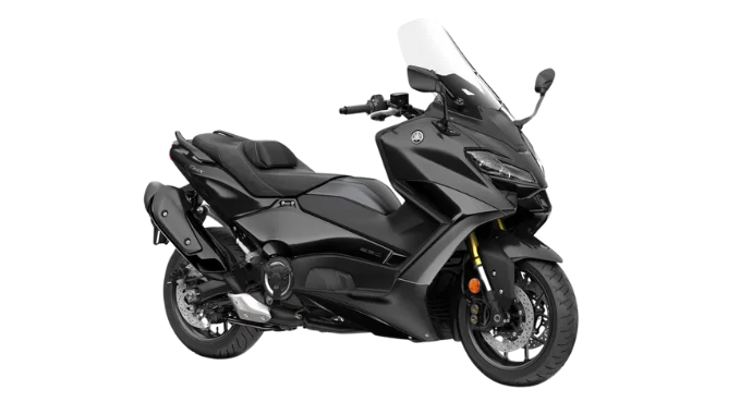 yamaha motorscooter in de studio