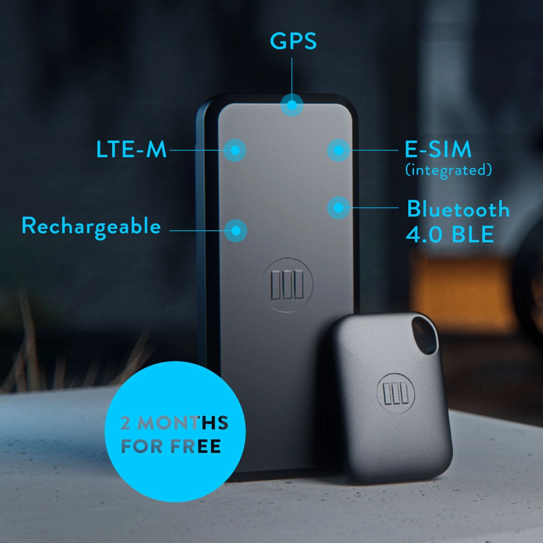 Monimoto 9 GPS Tracker - Compact ontwerp - Draadloze installatie